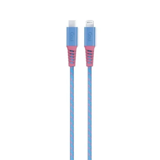 Goui - Flex Fashion Type C- Lightining Cable- Blue/Pink